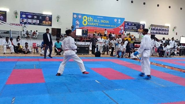 -55 kg Kumite || seniors catagory fight #kumite #karate смотреть онлайн