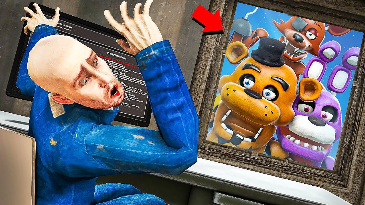 АНИМАТРОНИКИ ПУГАЮТ ОХРАННИКА! УГАР И БЕЗУМИЕ В Garry`s Mod смотреть онлайн