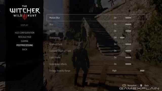 The Witcher 3 Switch Ver. 3.6 Tour: Import PC Save File + Graphics Options