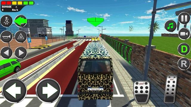 Bus Driving Simulator Games Coach Parking School - Android Games смотреть онлайн