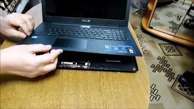 Как снять клавиатуру с ноутбука ASUS смотреть онлайн