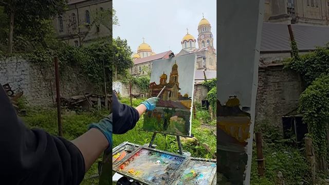 Новый Афон, Абхазия. Пленэр смотреть онлайн