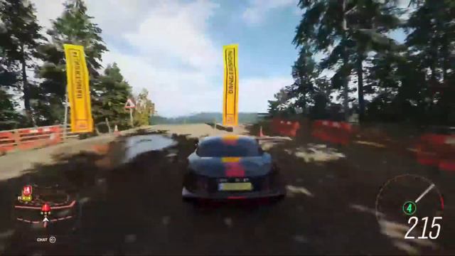 OPEN-CAST CLIFF DANGER SIGN 335m(1099ft)　TVR SPEED 12　FORZA HORIZON 4 SEASONAL PR STUNT смотреть онлайн