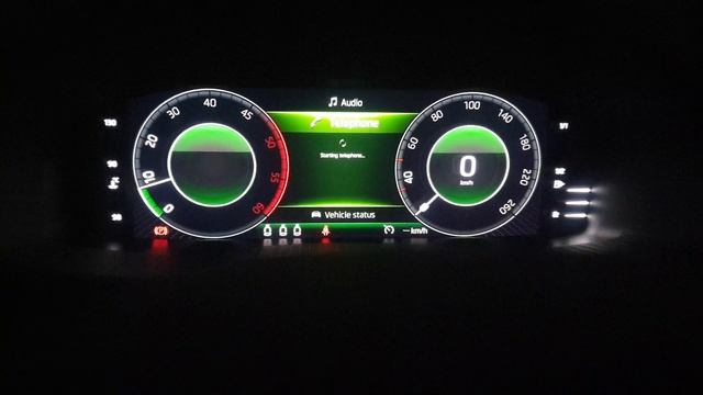 Digital Dashboard on Skoda Karoq #1 смотреть онлайн