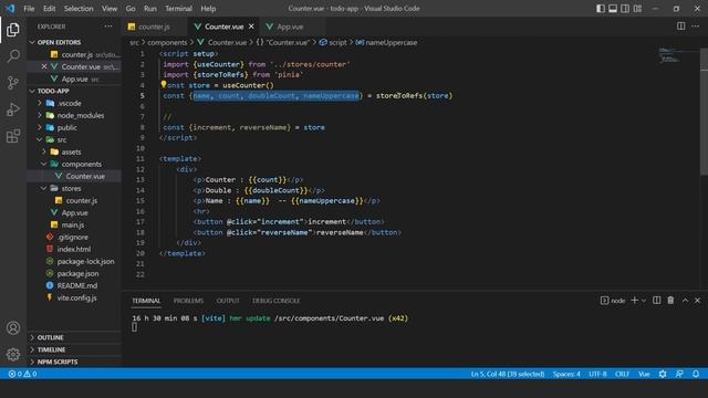 Utilizar pinia con las sintaxis tipo composition API, (Pinia parte 3) смотреть онлайн