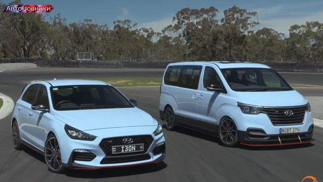 Безумный микроавтобус для дрифта Hyundai iMax N Drift Bus смотреть онлайн