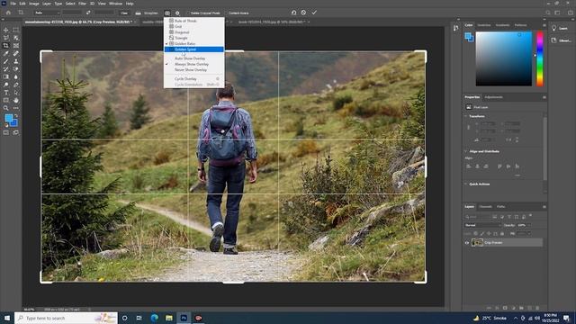 Crop Tool And Perspective Crop Tool PhotoShop 2020 Class 7 смотреть онлайн