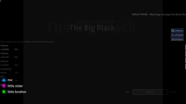 osu! eye tracking: Noob (beginner) vs Pro eye movement смотреть онлайн
