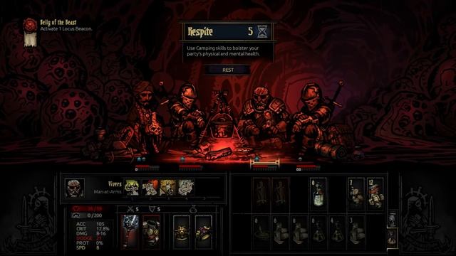 30 Darkest dungeon (No torch/Без факелов). 3d DARKEST - Templar Gladiator and Mammoth Cyst. смотреть онлайн