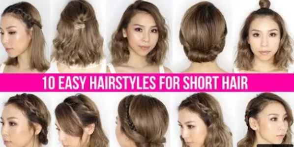 9 Простых Способов Уложить Короткие Волосы смотреть онлайн