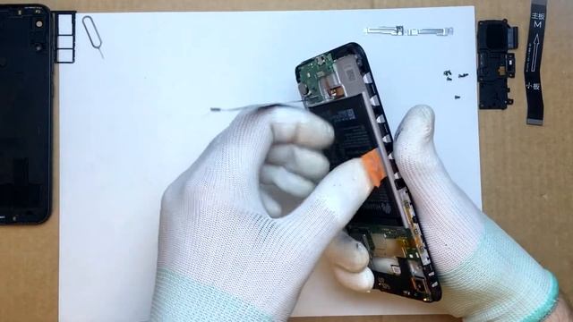 Как поменять батарею на телефоне Huawei Honor 8A JAT-L29 смотреть онлайн