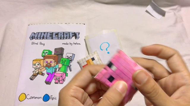 Minecraft blind bag 🐔🐷 ASMR #paper #minecraft #diy #craft #asmr #papercraft #steve смотреть онлайн