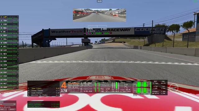 Jose López 4º round #Assetto Corsa Simracing System 1º Split DTM 90s "Laguna seca" смотреть онлайн