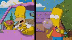 Симпсоны в рекламе драже Tic Tac