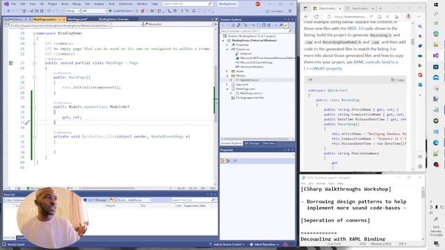 ? BINDING in XAML (C#/WPF/UWP) - Live Workshop смотреть онлайн