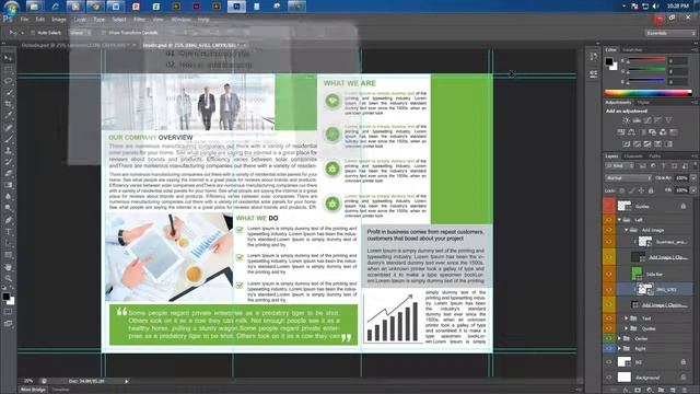 Trifold Business Brochure A4 Template Vol 13