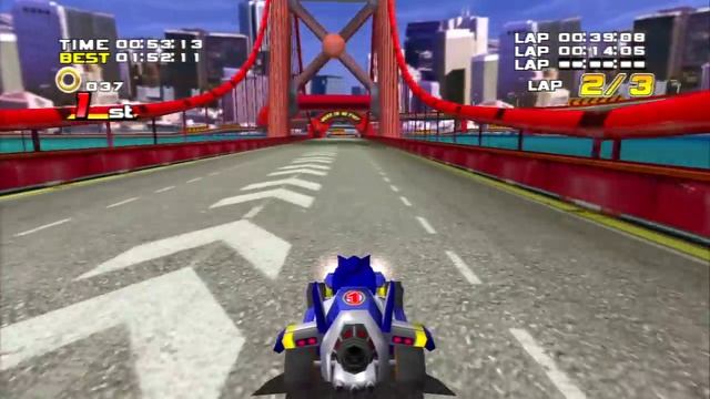 Sonic Adventure 2 (PS3) Kart Race Beginner смотреть онлайн