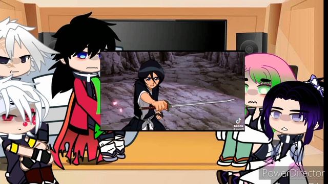 Hashiras React To Byakuya Kuchiki As New Hashira | 1/1| Bleach X Demon Slayer