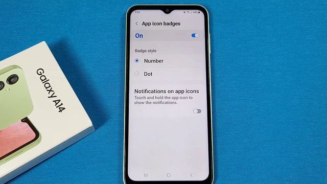 how to turn on app icon badges on Samsung Galaxy A14 phone смотреть онлайн