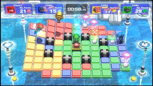 Flip Wars - Panel Battle on Blue Arena - Electric Shock [Nintendo Switch] смотреть онлайн