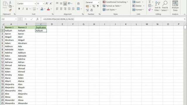 How to find duplicate values in Excel using Vlookup смотреть онлайн