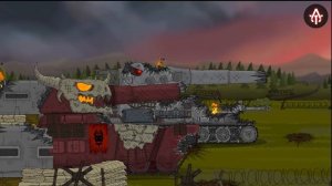 КВ-44-М против ДВУХ МОНСТРОВ - Мультики про танки