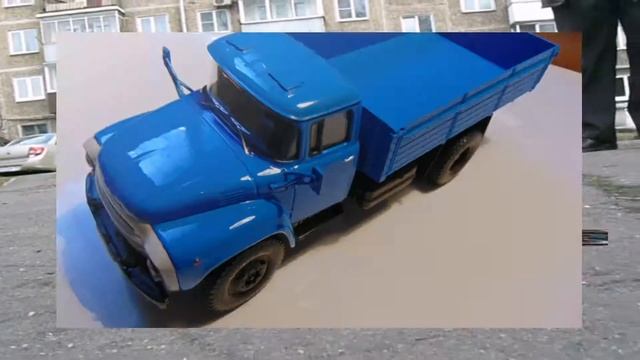 ЗиЛ 130 в 1:43 масштабе инструкция как сделать радиоуправляемую модель смотреть онлайн