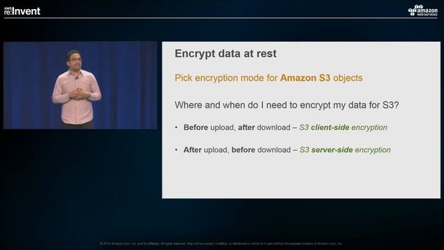 AWS re:Invent 2016: Securing Enterprise Big Data Workloads on AWS (SEC308) смотреть онлайн