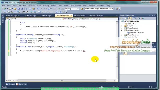 Session, Cookies, Viewstate, QueryString, Page Postback in ASP.net | English смотреть онлайн
