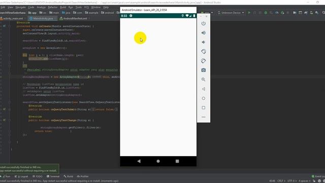 Demo Aplikasi SearchView Sederhana смотреть онлайн