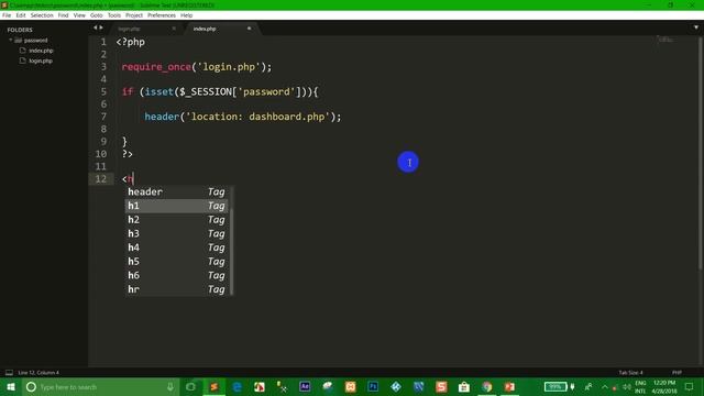 PHP MySQL Auth with session_start and destroy 13 (advance) смотреть онлайн