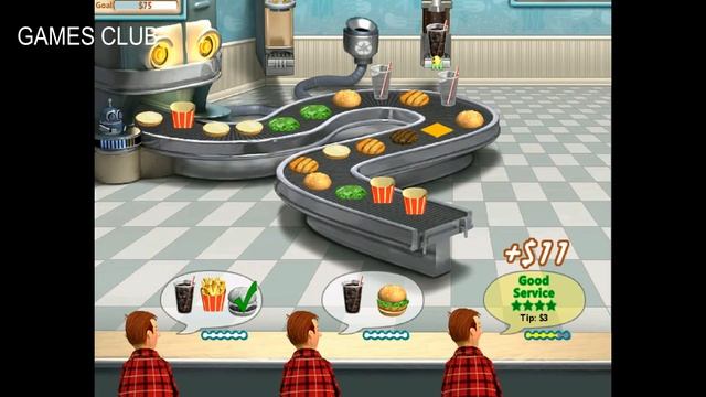 Burger Shop 1 - Game play - LEVEL 07 - (Games Club) смотреть онлайн