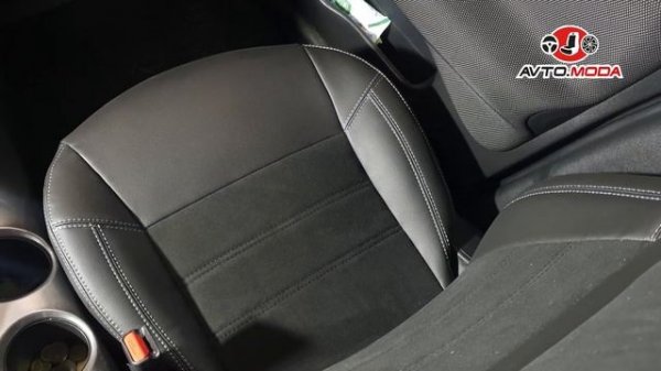 Чехлы Brothers Tuning для Nissan Juke, алькантара, серая строчка