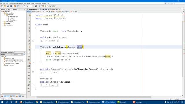 Implementing Autocomplete; a lecture on prefix trees / trie смотреть онлайн