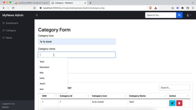 Simple PHP Work_Store and Show data on Table смотреть онлайн