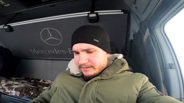 Попал на 100... #лидертранс #дальнобой #мерседес смотреть онлайн