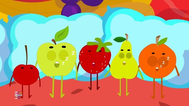 Десять в постели | Фруктовая песня | Узнать Фрукты | Fruits Ten In The Bed | Oh My Genius Russia смотреть онлайн