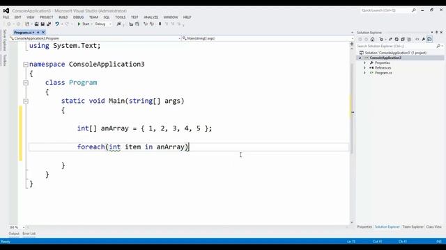 foreach loop in JAVA, VB.NET and C# смотреть онлайн