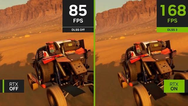 Dakar Desert Rally | NVIDIA DLSS 3 Gameplay Comparison смотреть онлайн