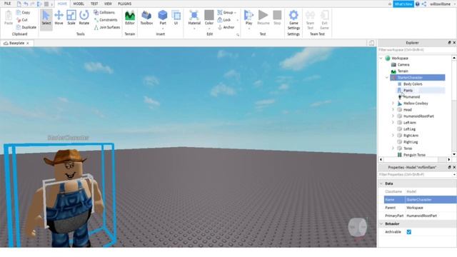 ROBLOX Studio | How to set a custom avatar смотреть онлайн