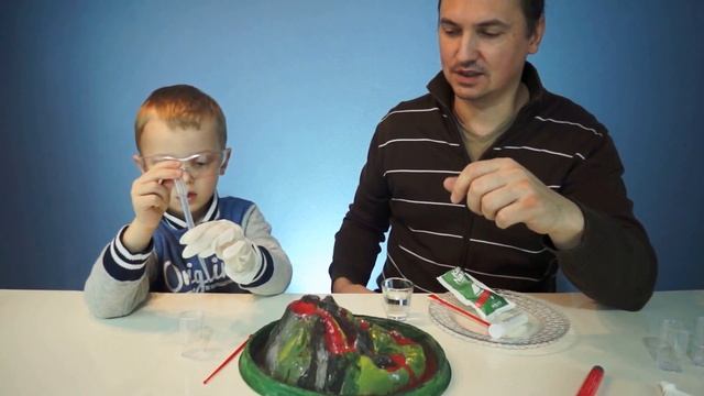 Извержение Вулкана Опыты для Детей в Домашних Условиях Volcano Eruption Experiment for Kids Galile смотреть онлайн