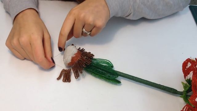 МК: ГИППЕРАСТРУМ / АМАРИЛЛИС из бисера. Часть 5/5. Tutorial: AMARYLLIS out of beads смотреть онлайн