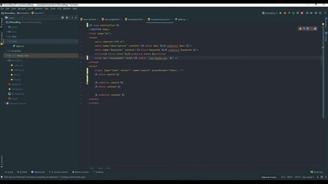 Django 2 уроки подключение css и js к шаблону | Урок 12 смотреть онлайн