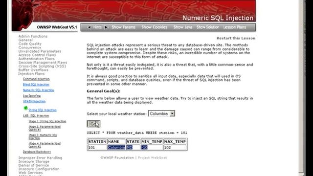 SQL Injection смотреть онлайн