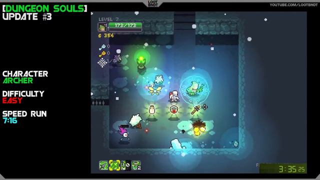 Dungeon souls Archer speedrun [Easy] смотреть онлайн