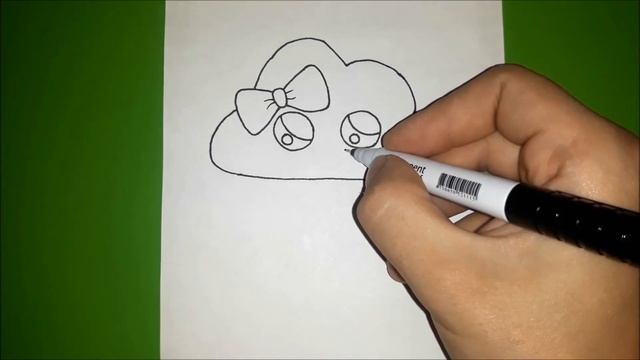 Как нарисовать кавайное ОБЛАКО С СЕРДЕЧКАМИ? смотреть онлайн
