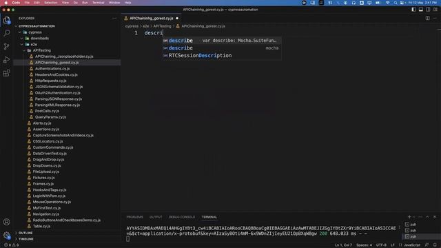API Chaining in Cypress | Request Chaining | Part 9 смотреть онлайн