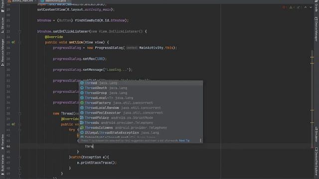 Create an Android application to demonstrate Progress Dialog Box usingAsyncTask. part 1 смотреть онлайн