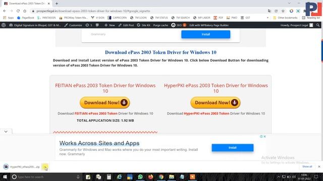 How to Install HyperPKI ePass 2003 token in Windows 10 & 11 - Live Demo смотреть онлайн