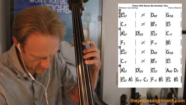 There Will Never Be Another You Eb Bass Backing Track 96BPM смотреть онлайн